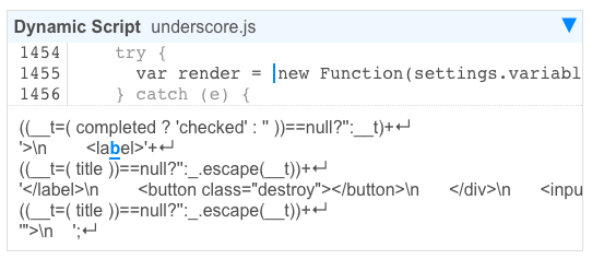 Underscore creating a new function based on the template
