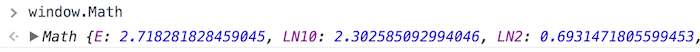 window.Math shows up as correctly again